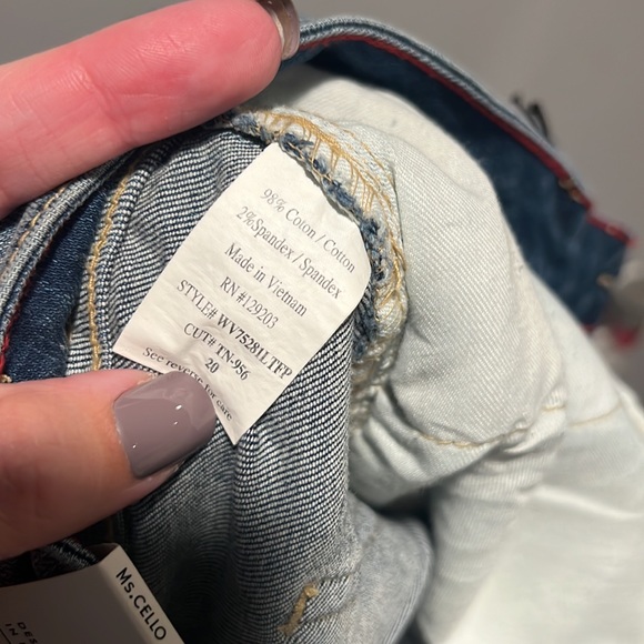 Distressed ripped skinny jeans size 20 NWT - Picture 6 of 7